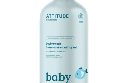 Attitude Baby Leaves Bubbel Zeep Good Night - 473ml