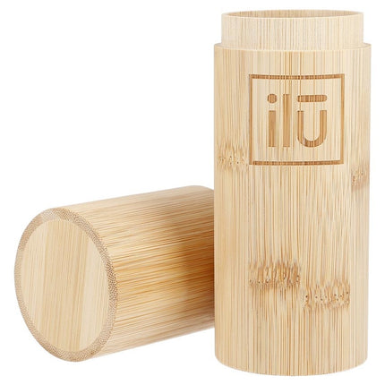 Bamboom Makeup Brush Set + Bamboo Houder - 5st.