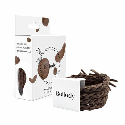 Bellody Haargummie Elastiek - Mocha Bruin