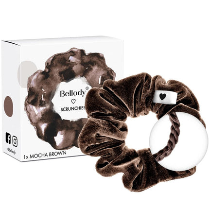 Bellody Scrunchie Haargummie - Mocha Bruin