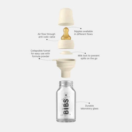 BIBS Babyfles Glas Sage - 110ml