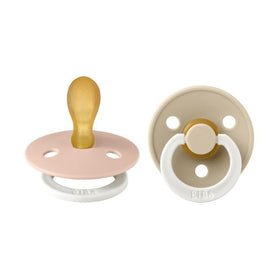 BIBS Colour 2 Pack - Blush/Vanilla - Symmetrische Spenen - NIGHT
