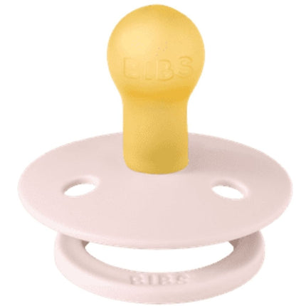 BIBS Colour Round Natural Rubber Petal/Plum - 2pcs