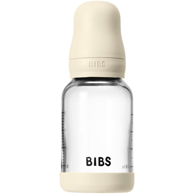 BIBS Glass Baby Bottle Latex Slow Flow - 120 ml