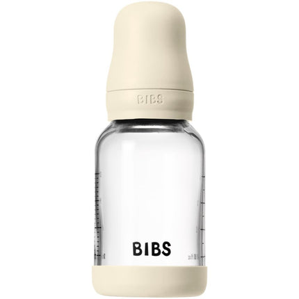 BIBS Glass Baby Bottle Latex Slow Flow - 120 ml