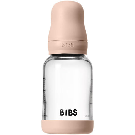 BIBS Glass Baby Bottle Latex Slow Flow - 120 ml