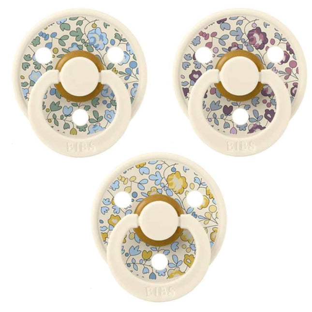 BIBS Liberty Colour Try-It Collection Eloise Ivory Spenen