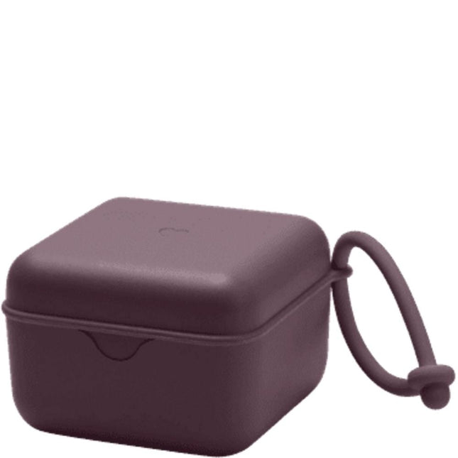 BIBS Pacifier box Plum - 1pcs