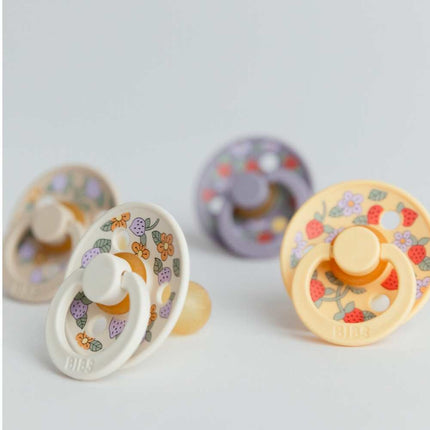 BIBS Strawberries and Cream - Pale Butter Mix Fopspenen