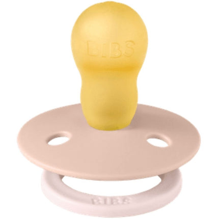 BIBS Studio Fushion  Round Natural Rubber Blush/Woodchuck - 2pcs