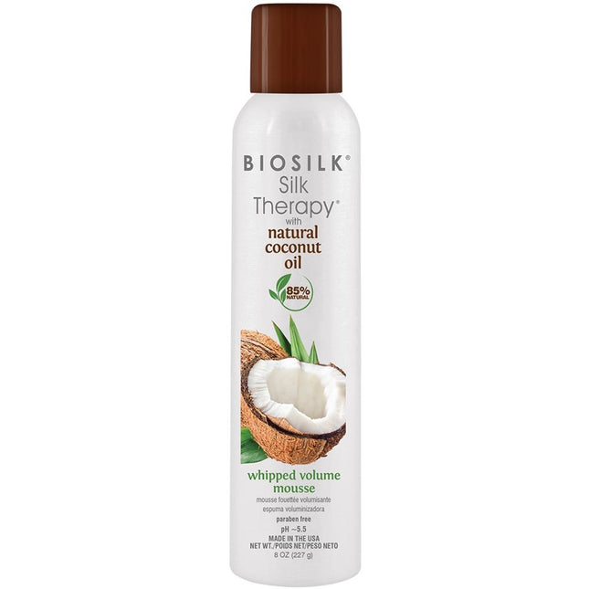 Biosilk Natural Coconut Whipped Volume Mousse - 227g.