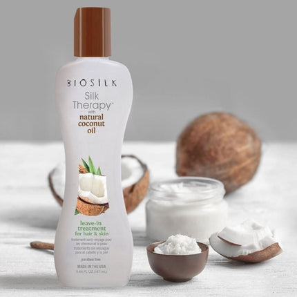 Biosilk Organic Coconut Oil Leave-In Treatment