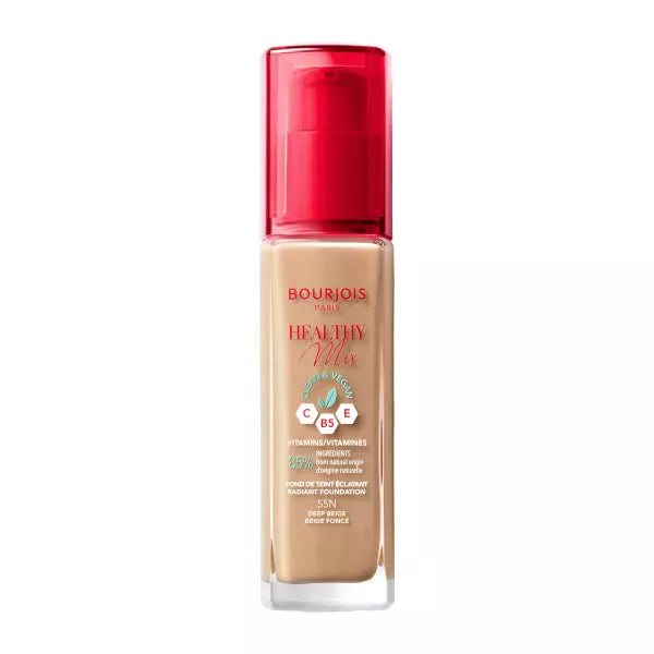 Bourjois Healthy Mix Clean Vegan Foundation - 55N DEEP BEIGE
