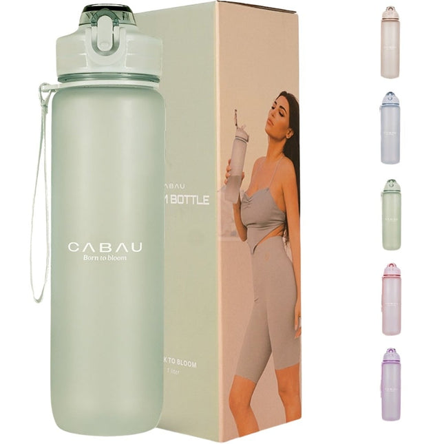 Cabau Lifestyle Bloom Water Bottle Pistachio - 1 Liter