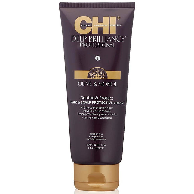 CHI Deep Brilliance Olive & Monoi Hair & Scalp Protective Cream - 177ml
