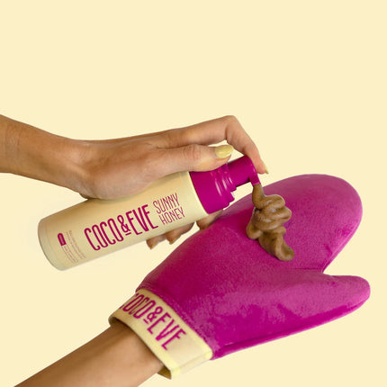 Coco&Eve Soft Velvet Zelfbruiner Handschoen