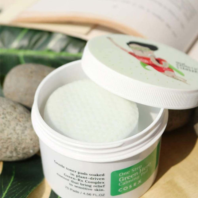 COSRX One Step Green Hero Calming Cleaning Pad - 70pcs