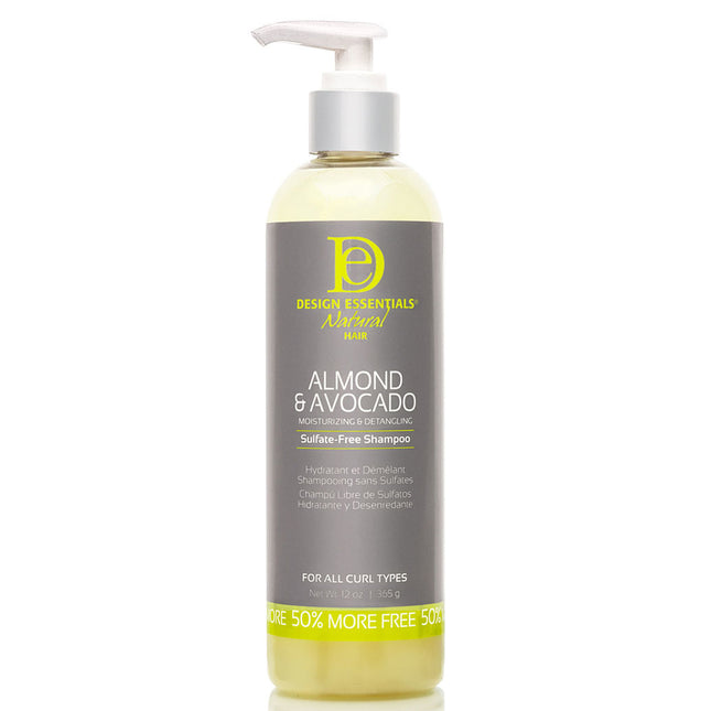 Design Essentials Moisturizing & Detangling Sulfate-Free Shampoo - 365ml