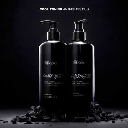 Difiaba Charcolite Cool Toning Anti-Brass Shampoo