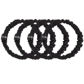 Dore & Rose Scrunchie Set Black - 4x1cm