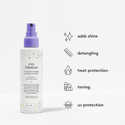 EVO Fabuloso Platinum Blonde Toning Mist