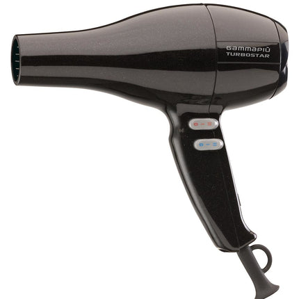 Gamma+ Turbostar Haardroger - zwart