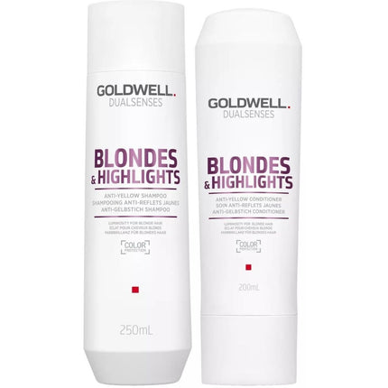 Goldwell Dualsenses Blondes & Highlights Anti-Yellow Set - 250ml+200ml