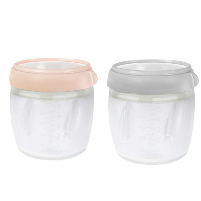 Haakaa Moedermelk en babyvoeding bewaarbakjes  - 160ml