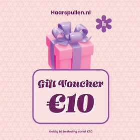 Haarspullen Giftvoucher €10