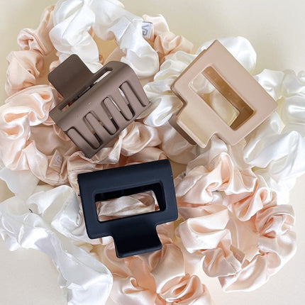 Haarspullen Haarklem midi bruin - 5cm