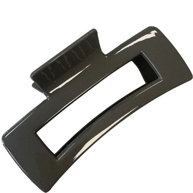 Haarspullen Haarklem Rechthoekig Bruin Glanzend