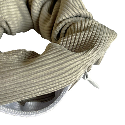 Haarspullen Scrunchie Met Rits - Grijsgroen