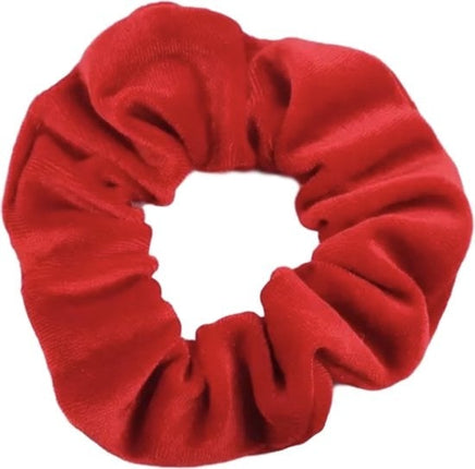 Haarspullen Scrunchie Velvet Rood
