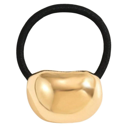 Haarspullen.nl Haarelastiek gouden detail - metaal