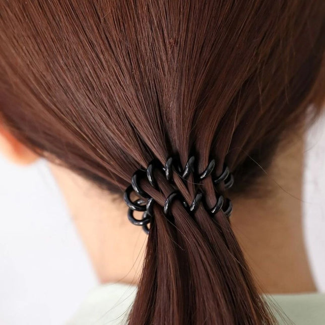 Haarspullen.nl Haarelastiekjes spiraal multicolor - 6 st