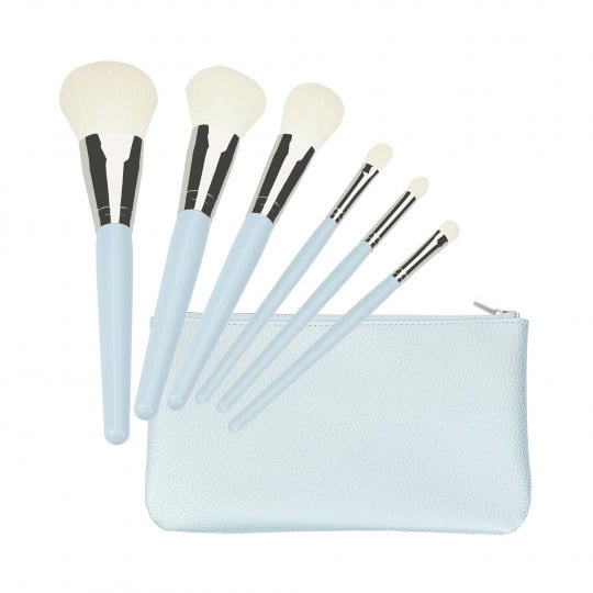 Haarspullen.nl Make-Up Luxe Bag & Brushes Set  - 6st.