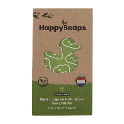 HappySoaps Baby & Kids Oil Bar Aloe You Vera Much - 80g