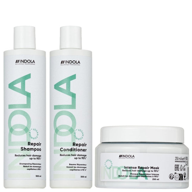 Indola Intense Repair Set - 300+300+250ml