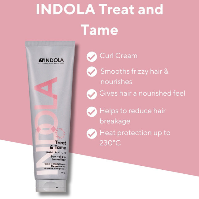 Indola Smooth Treat & Tame Curl Cream - 150ml