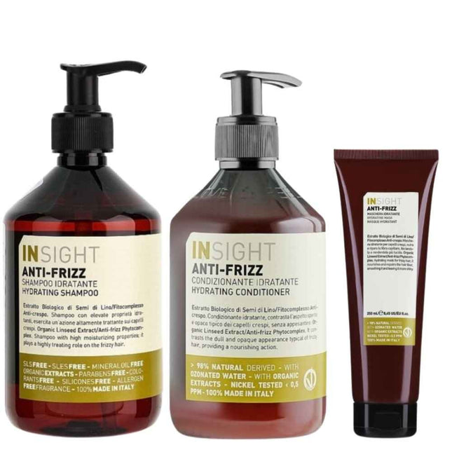 Insight Anti-Frizz Hydrating Trio - 400 + 400 + 250ml