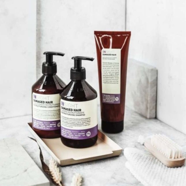 Insight Damaged Hair Restructurizing Trio - 400+400+250ml