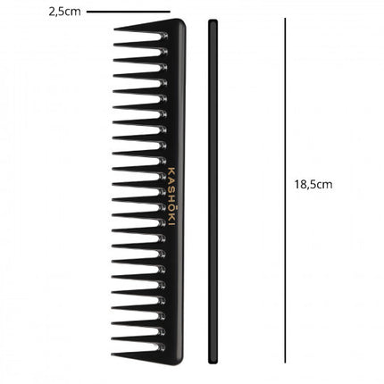 KASHŌKI Wide Tooth Detangling Comb Youko - Straight