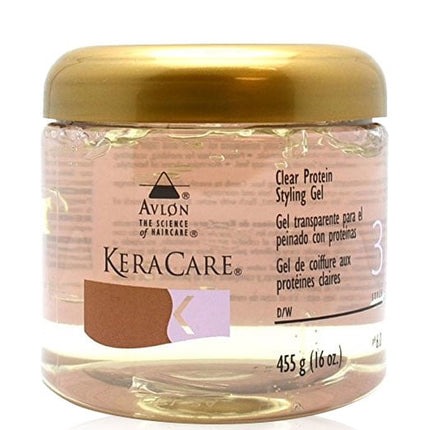 KeraCare Clear Protein Styling Gel - 455gr.