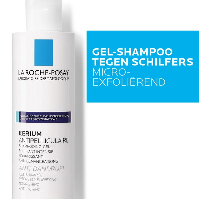 La Roche-Posay Kerium Anti-Dandruff Gel Shampoo - 200ml