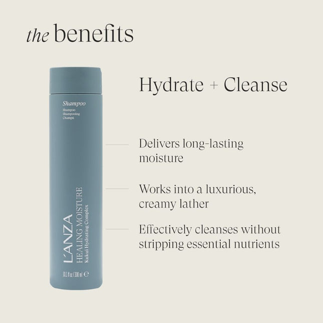 LANZA Healing Moisture Tamanu Cream Shampoo - 300ml