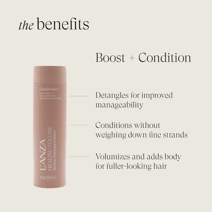 LANZA Healing Volume Thickening Conditioner - 250ml