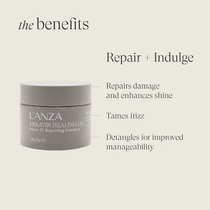 LANZA Keratin Healing Oil Intensive Hair Masque - 210ml