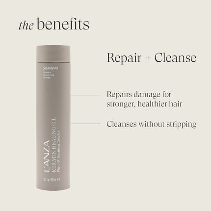 LANZA Keratin Healing Oil Lustrous Shampoo - 300ml