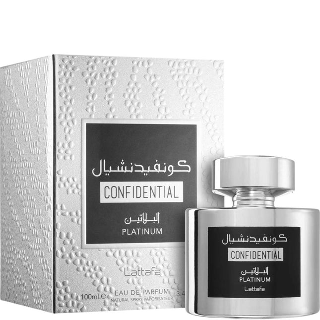 Lattafa Confidential Platinum Eau de Parfum - 100ml