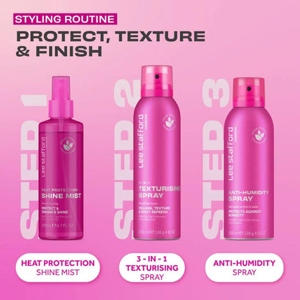 Lee Stafford 3-in-1 Texturising Spray - 200ml